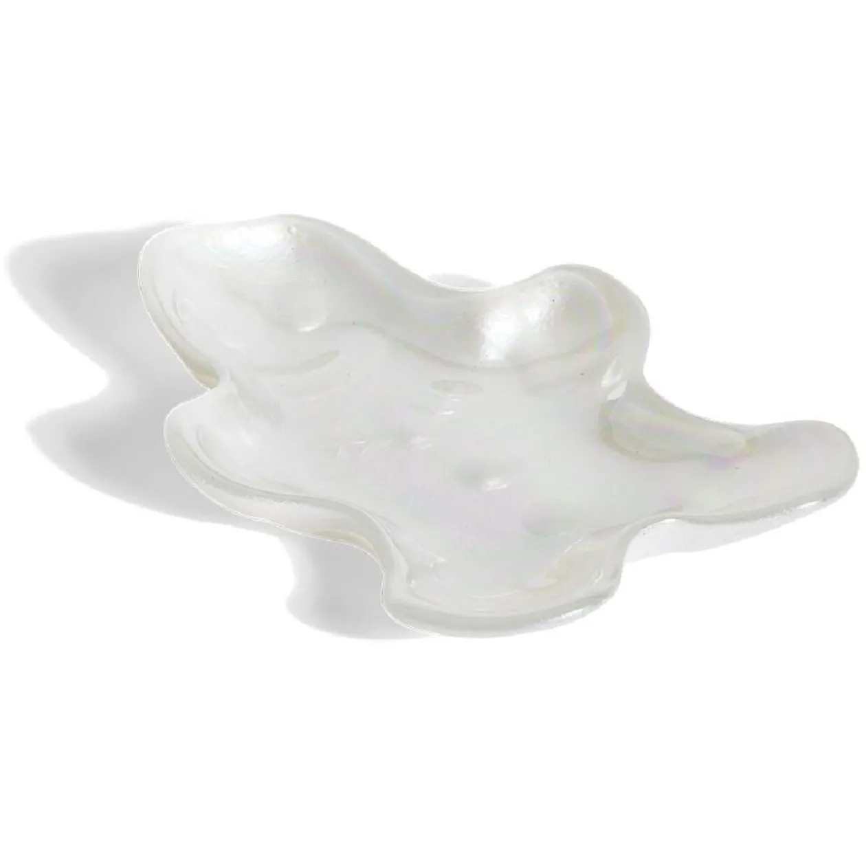 Coupelle verre bonhomme pain d'épice irisé