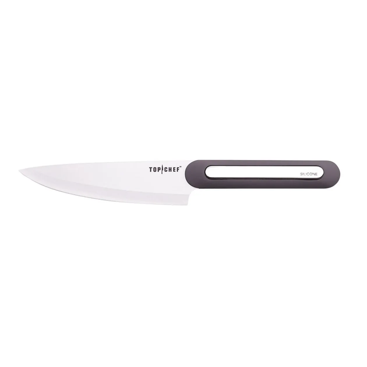 Couteau de cuisine en céramique manche silicone