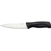 Couteau de cuisine en inox avec manche noir