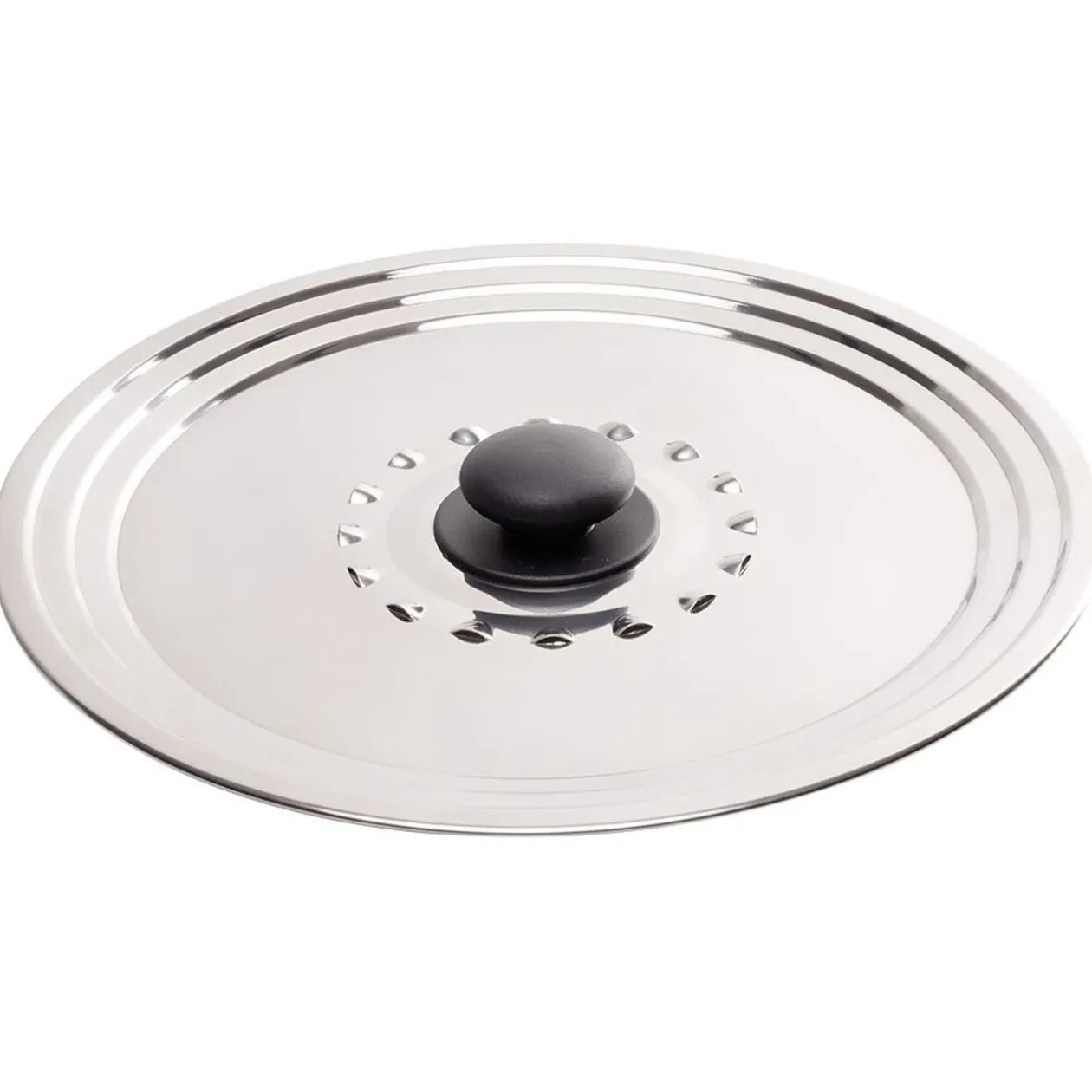 Couvercle anti éclaboussures en inox Ø29,5 cm