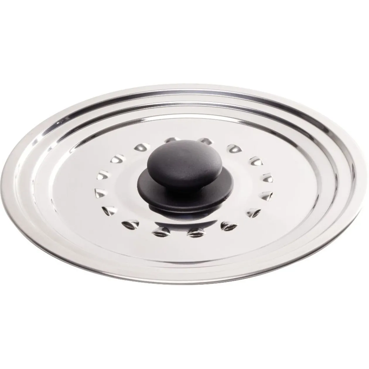 Couvercle inox ø16 - 20 cm