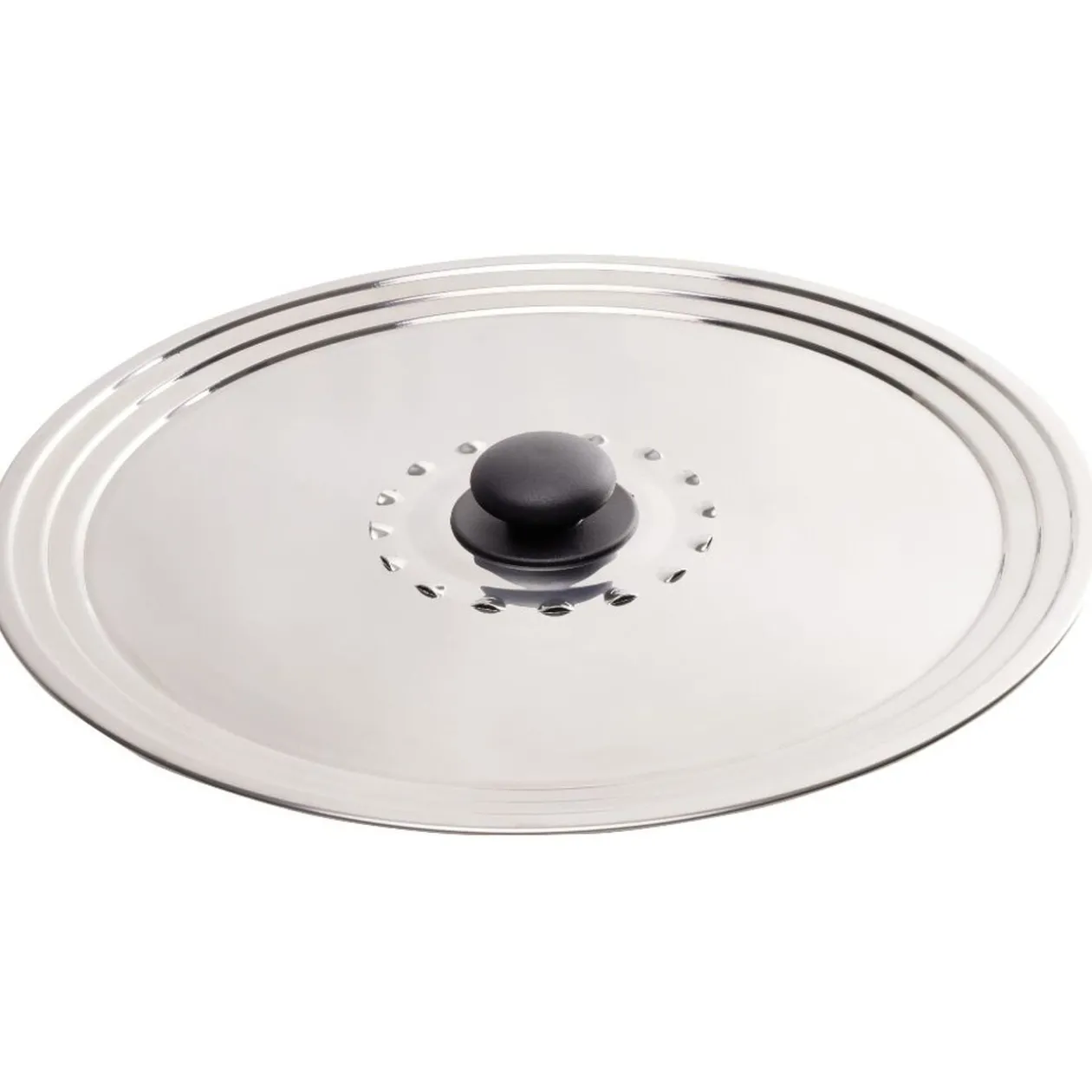 Couvercle inox ø28 - 32 cm