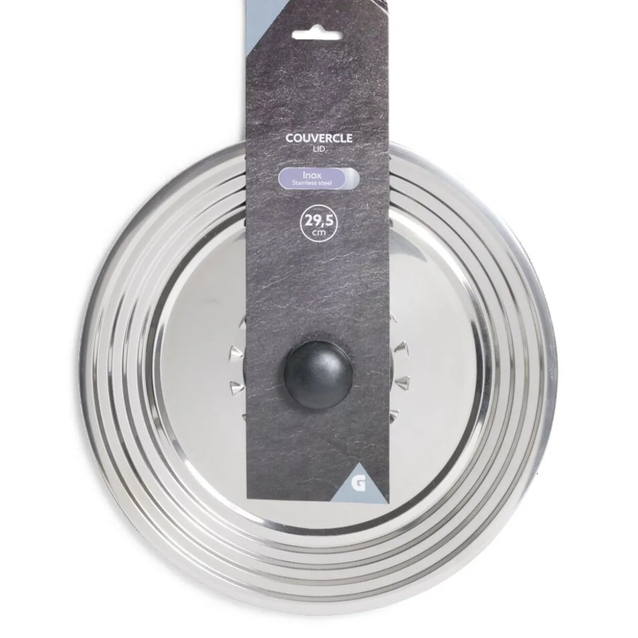 Couvercle inox Ø29,5cm