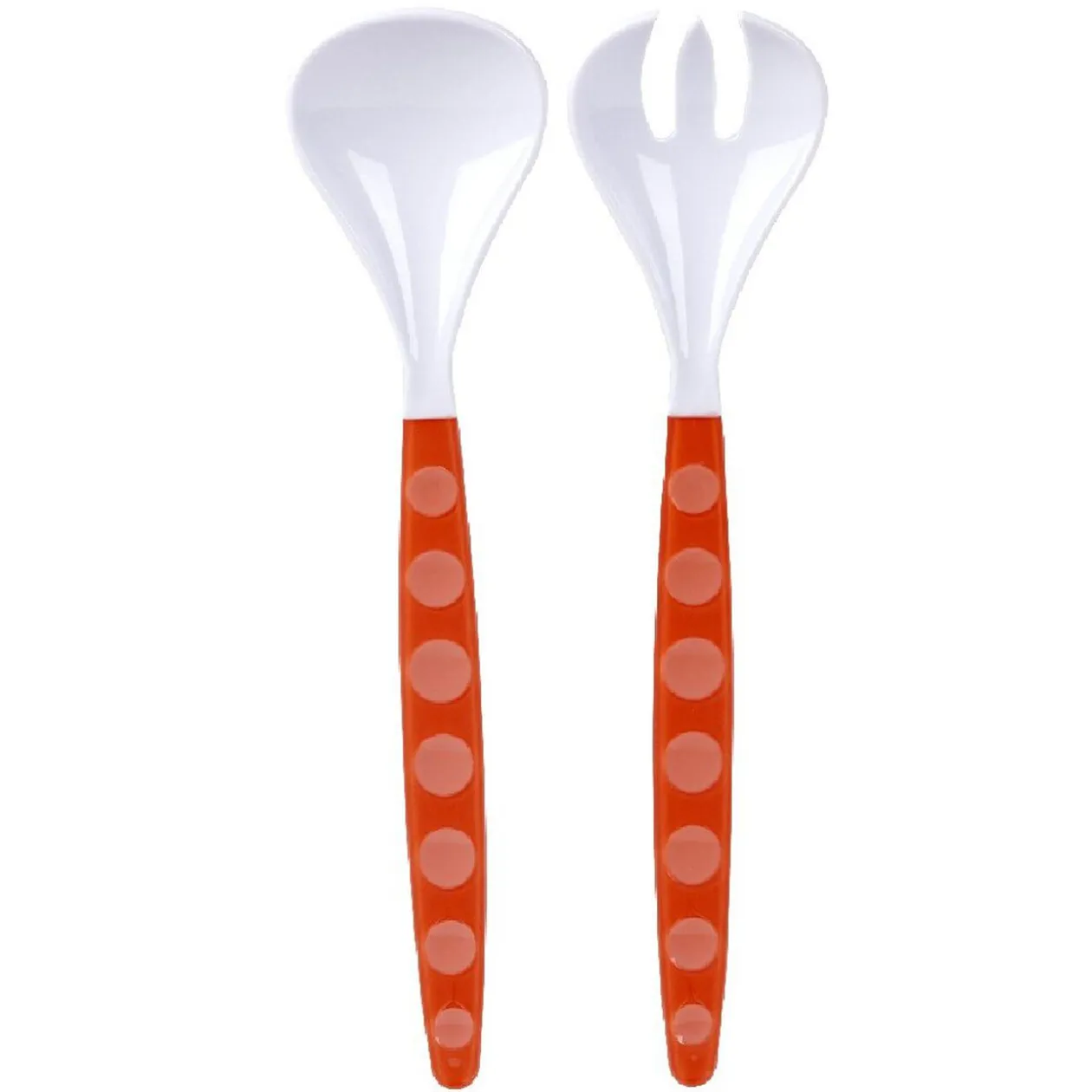 Couvert salade plastique couleur