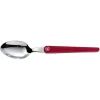 Cuillère à soupe Laguiole manche rouge