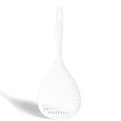 Cuillère écumoire plastique blanc ou orange