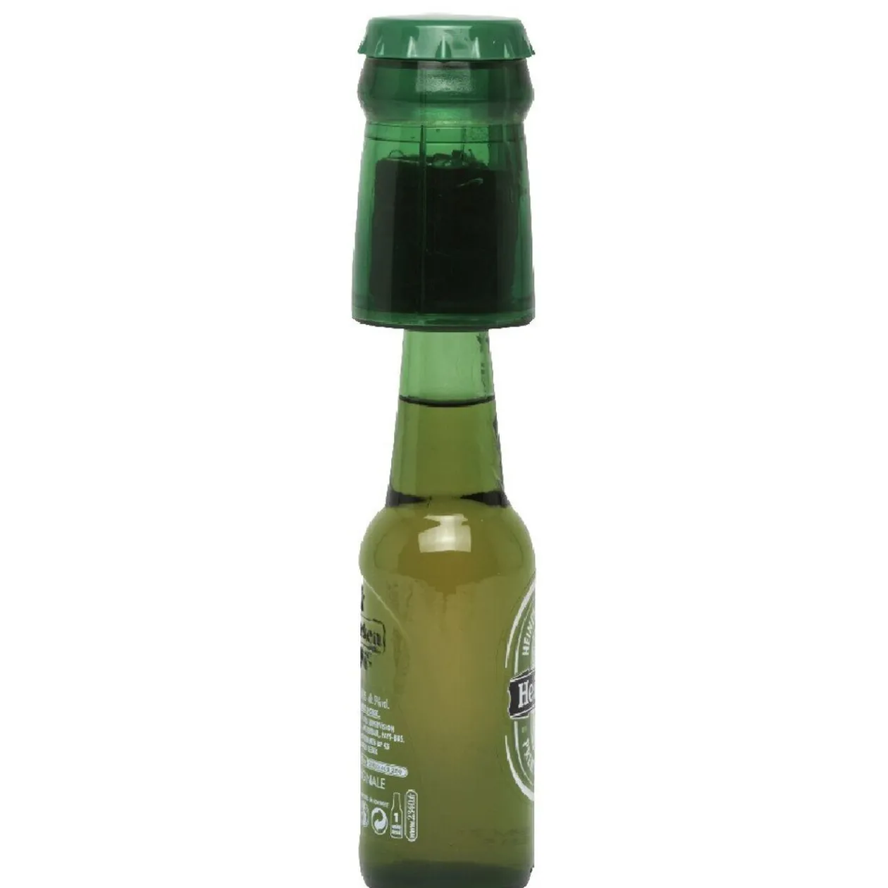 Décapsuleur en forme de haut de bouteille