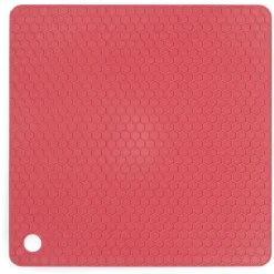 Dessous de plat carré en silicone 18x18cm - 2 coloris