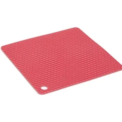 Dessous de plat carré en silicone 18x18cm - 2 coloris