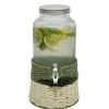 Distributeur de boisson verre 5,5L avec support - Ø22,5xH42,5cm