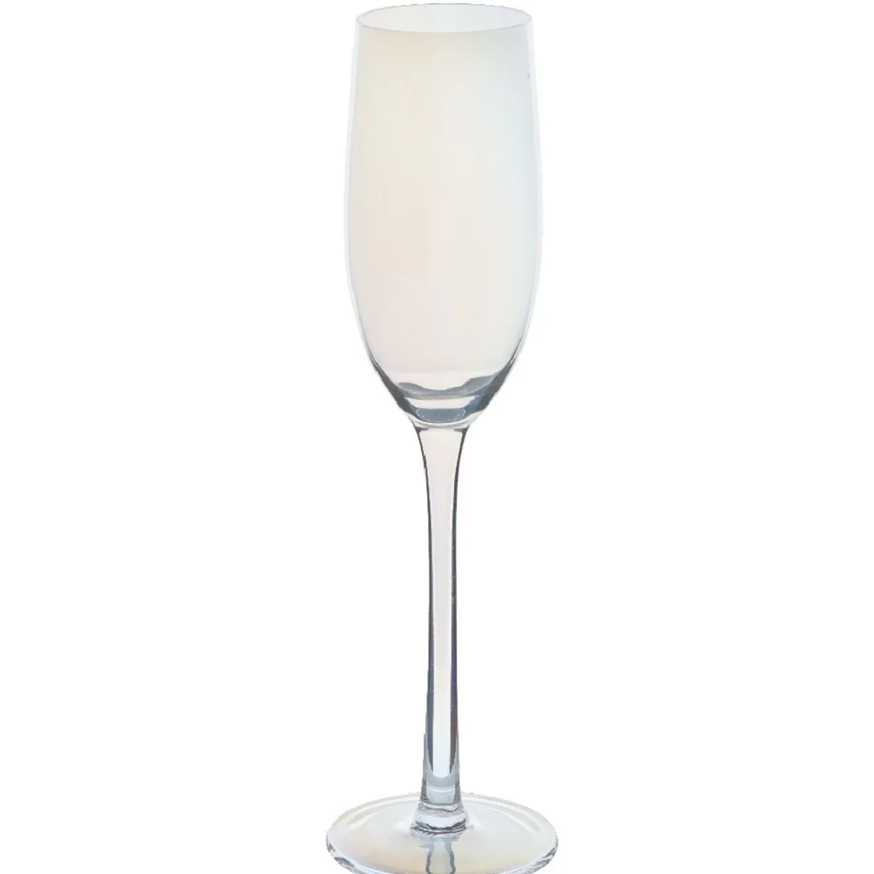 Flûte à champagne irisé collection Noël givré x4