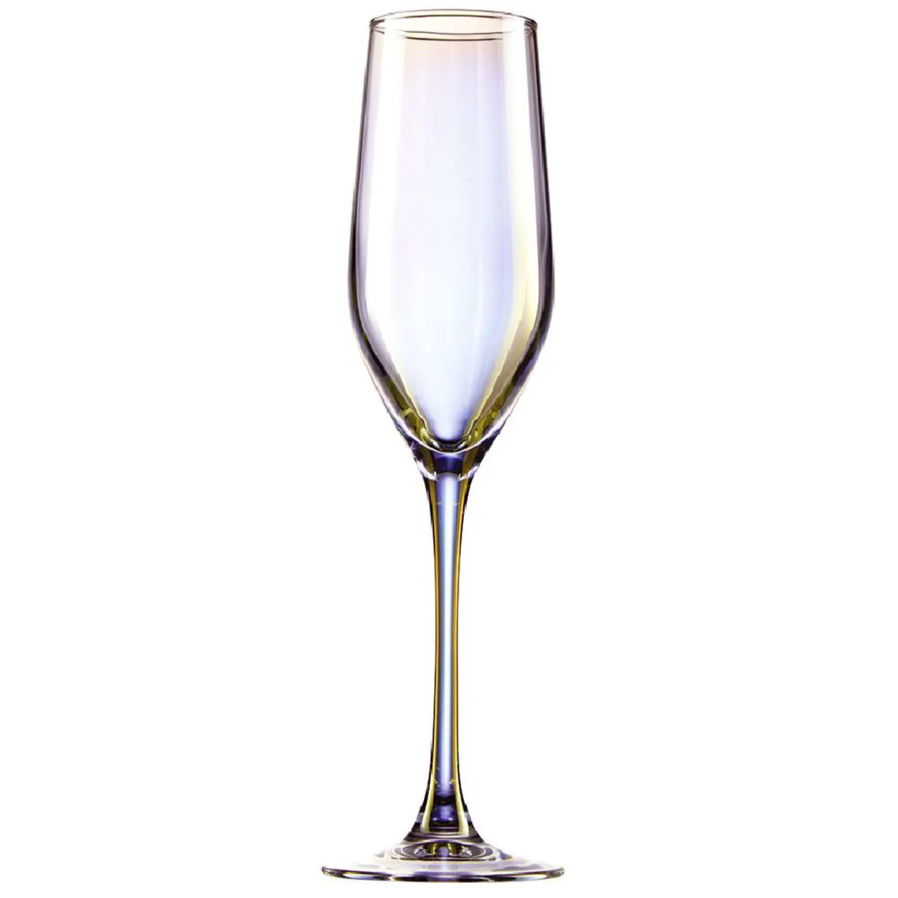 Flûte en verre Kira dorée 17cL x4