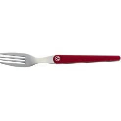 Fourchette laguiole manche rouge