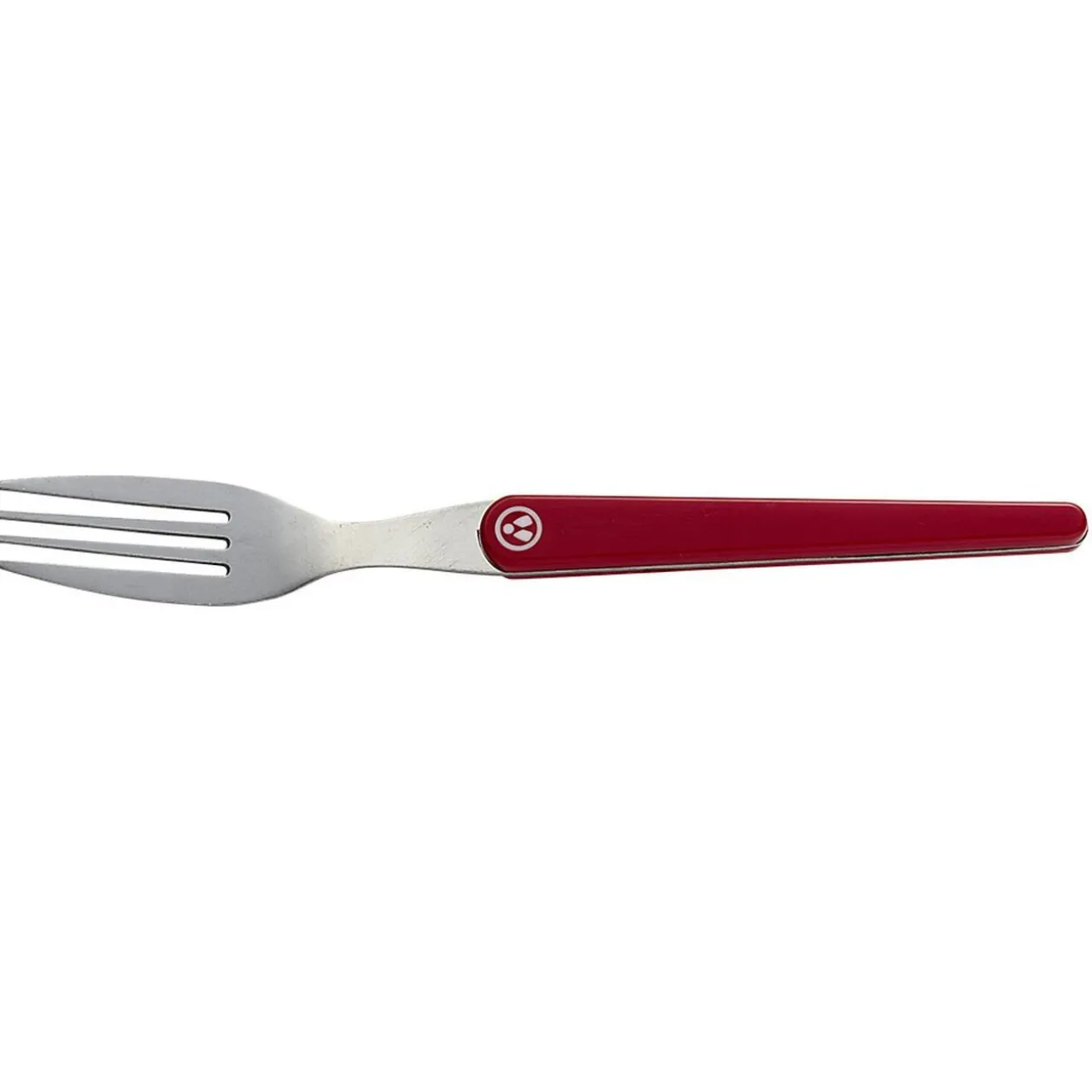 Fourchette laguiole manche rouge