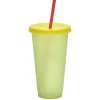 Gobelet paille plastique