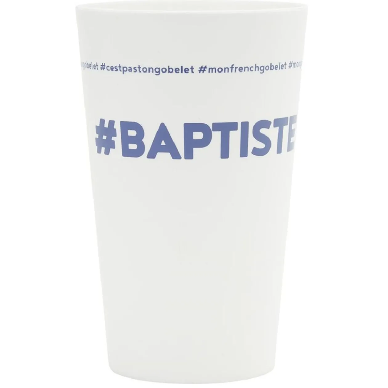 Gobelet plastique prénom #BAPTISTE 33cl