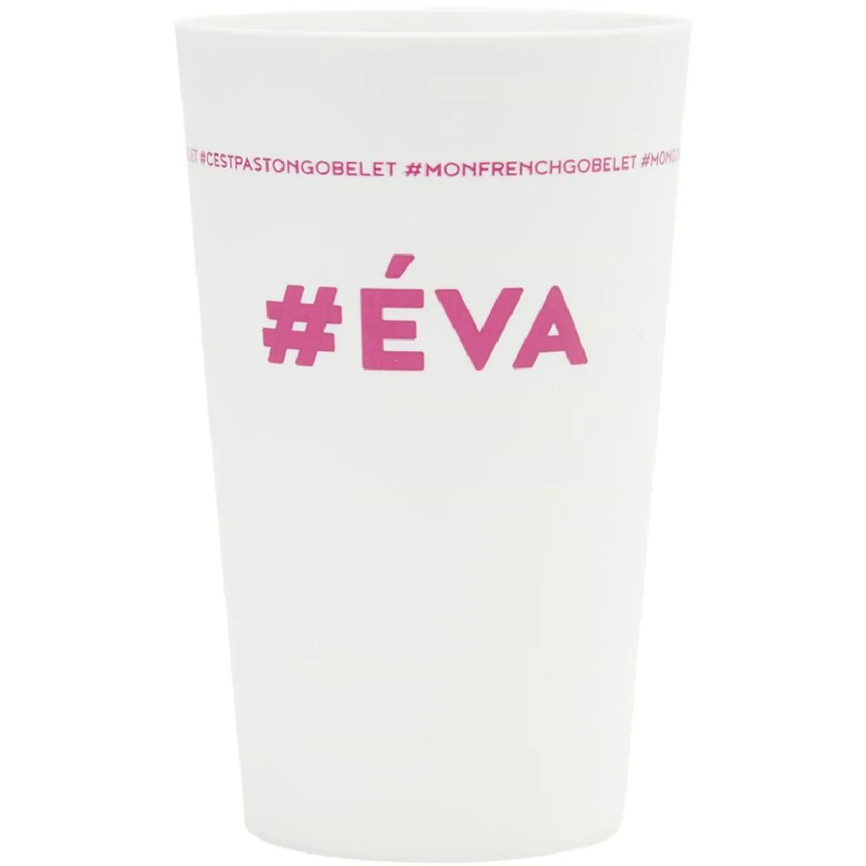 Gobelet plastique prénom #EVA 33cl