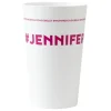 Gobelet plastique prénom #JENNIFER 33cl