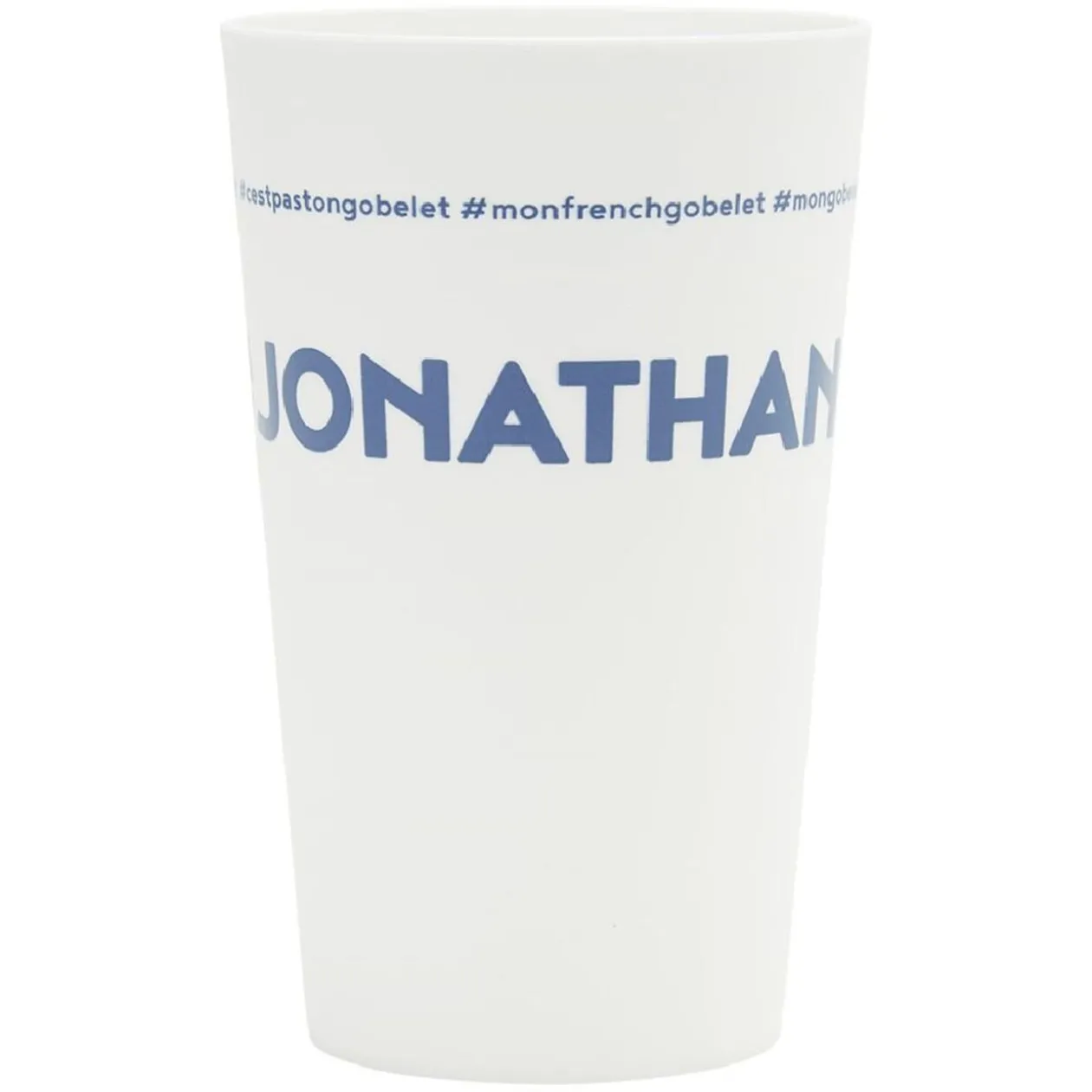 Gobelet plastique prénom #JONATHAN 33cl