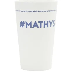 Gobelet plastique prénom #MATHYS 33cl