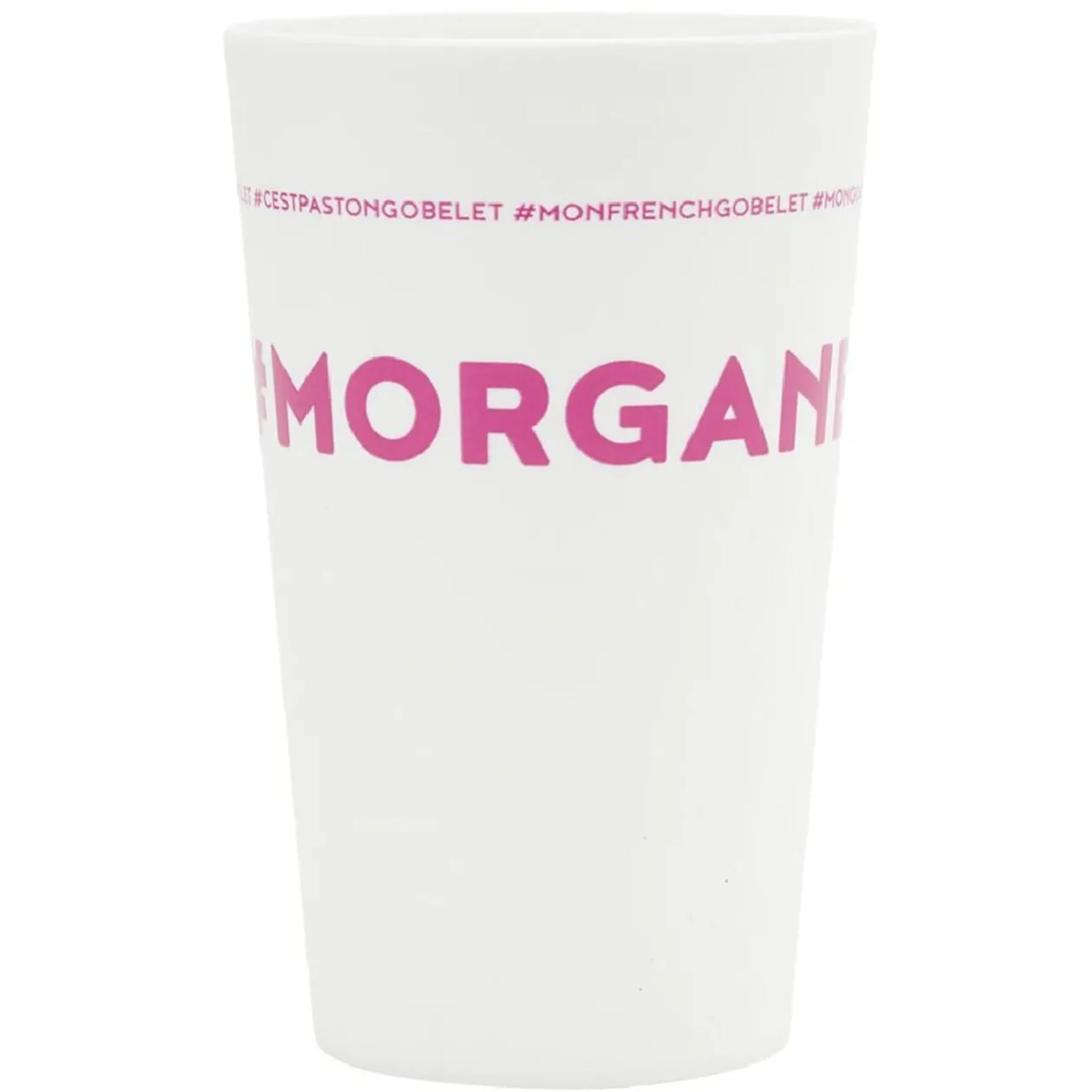 Gobelet plastique prénom #MORGANE 33cl
