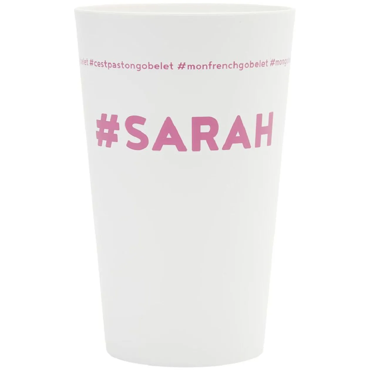 Gobelet plastique prénom #SARAH 33cl