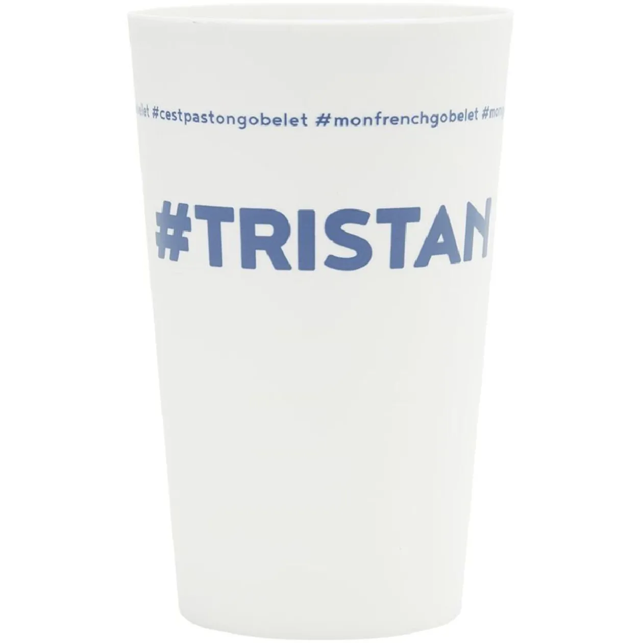 Gobelet plastique prénom #TRISTAN 33cl