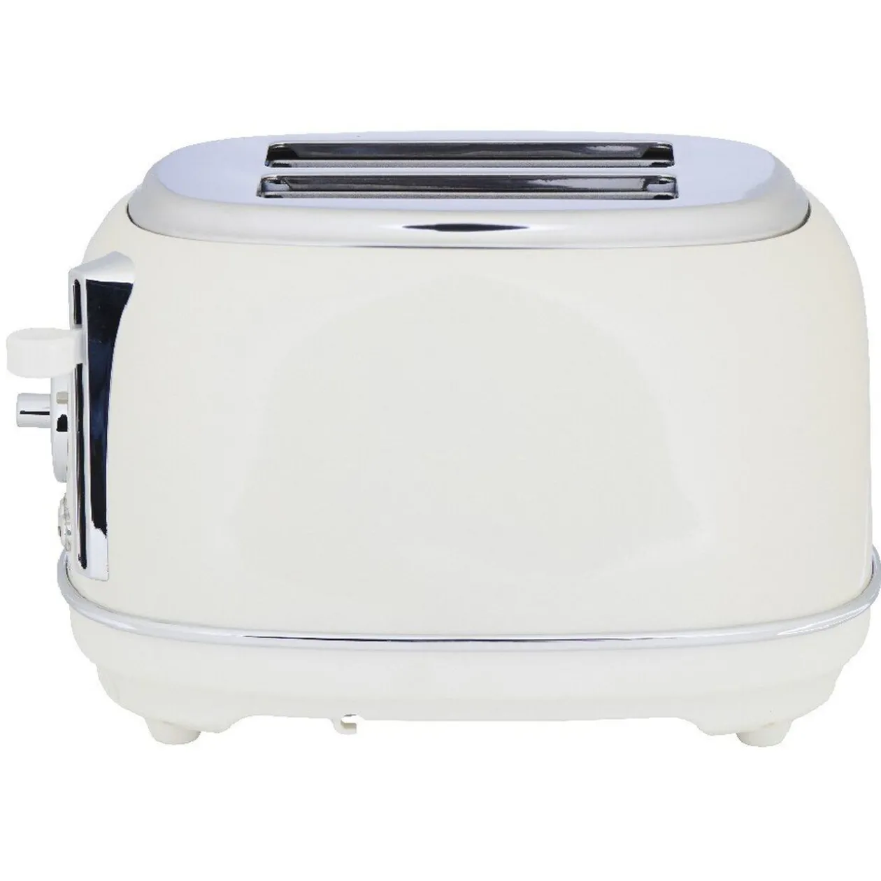 Grille pain Homday retro blanc crème
