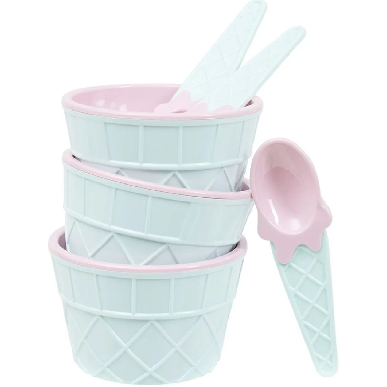 Kit à glace bol et cuillère x3