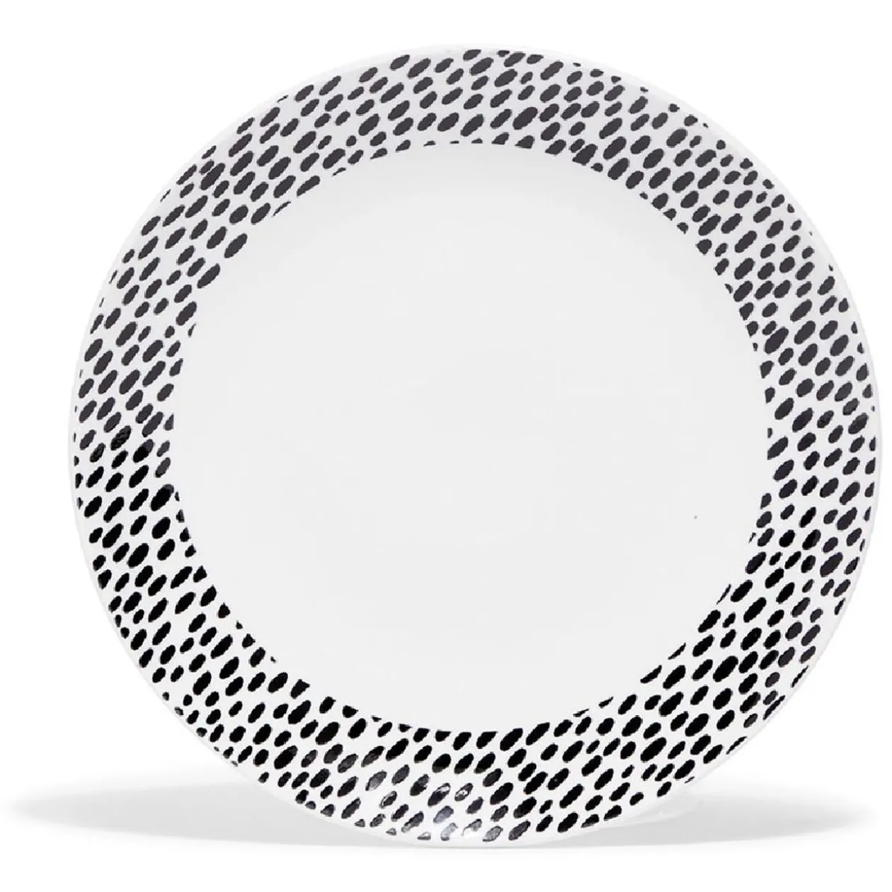 Lot de 4 assiettes à dessert rondes porcelaine Ø19 cm
