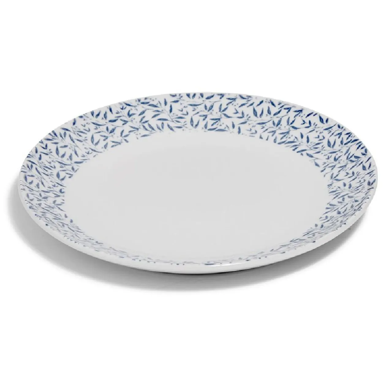 Lot de 4 assiettes à dessert rondes porcelaine Ø19 cm