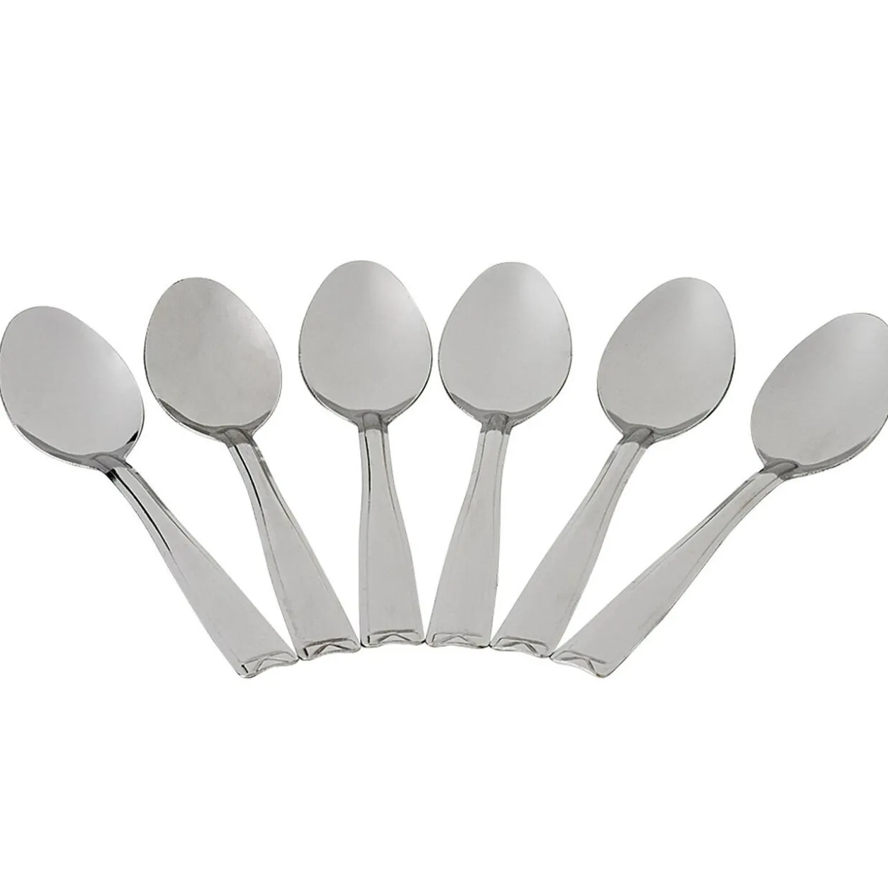 Lot de 6 cuillères à café en inox