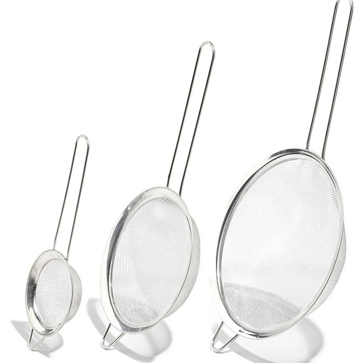 Lot de 3 tamis en inox Ø8/14/19cm