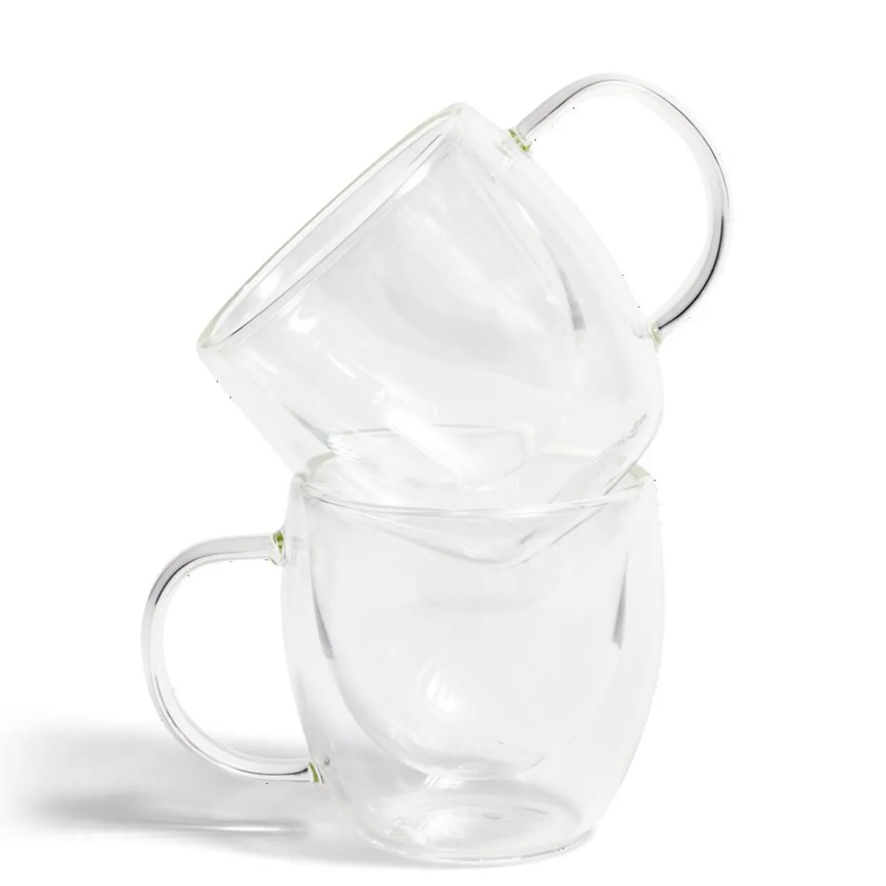 Lot de 2 tasses double paroi 80ml