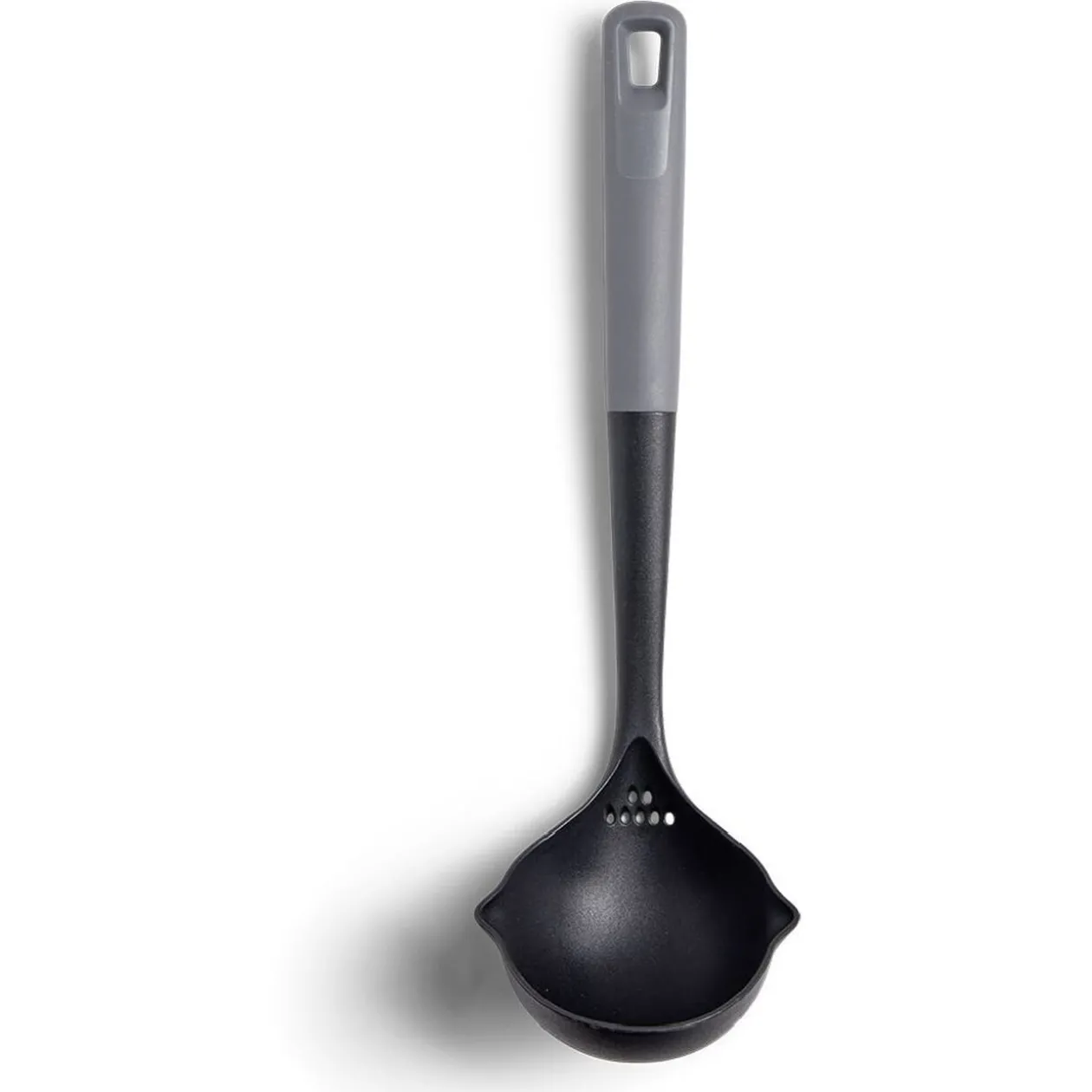 Louche en plastique noir et gris L.33,5cm