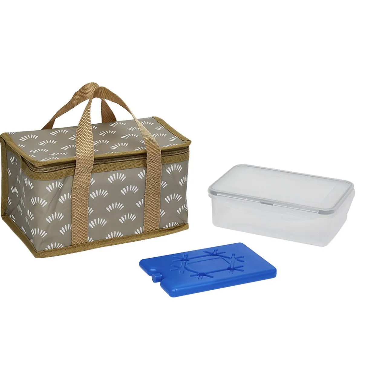 Lunch bag avec pain de glace et boîte alimentaire 25x14xH12cm