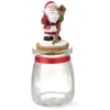 Mini bonbonnière de Noël en verre