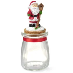 Mini bonbonnière de Noël en verre