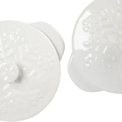 Mini cocotte céramique blanc x2