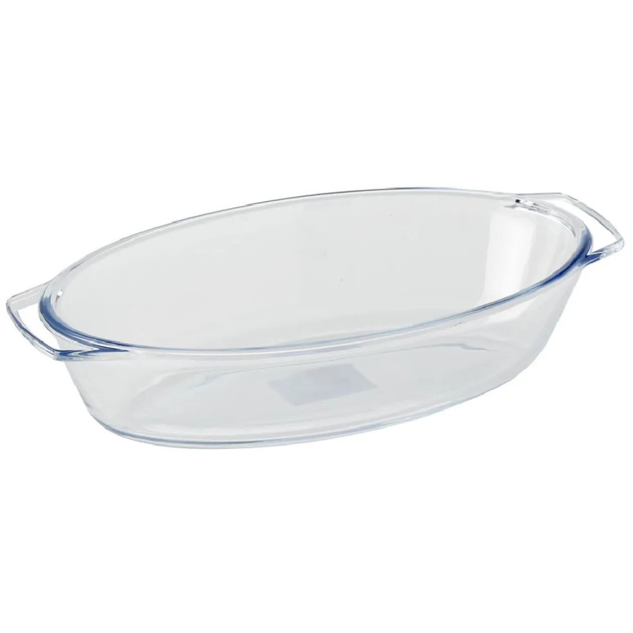 Mini plat en verre forme ovale