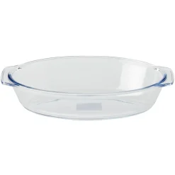 Mini plat en verre forme ovale