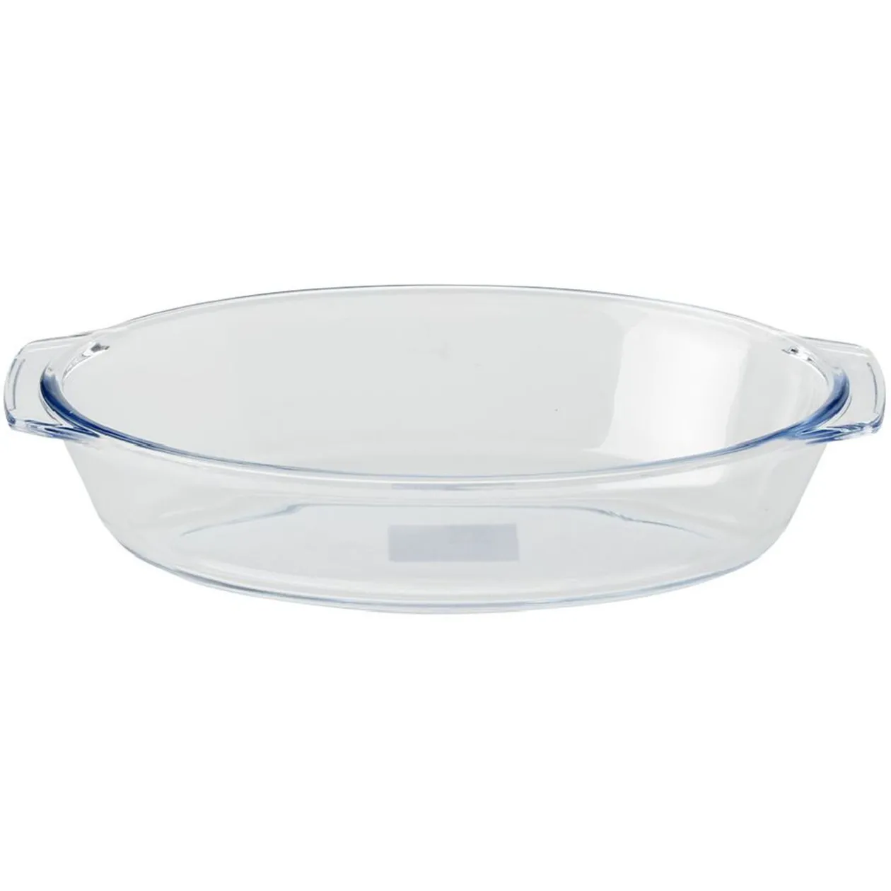 Mini plat en verre forme ovale