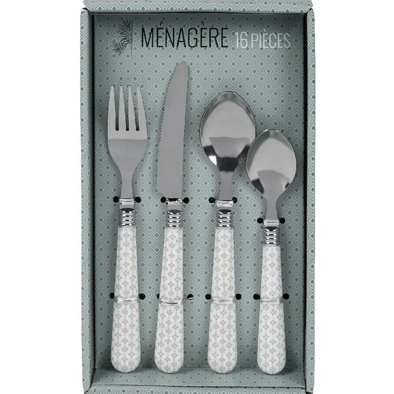 Ménagère 16 pièces design oreige