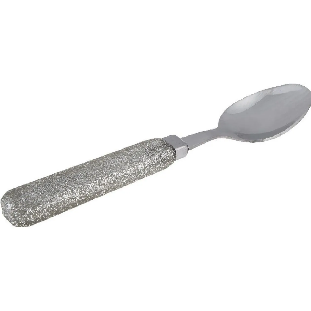 Ménagère 24 pièces pailleté gris argent