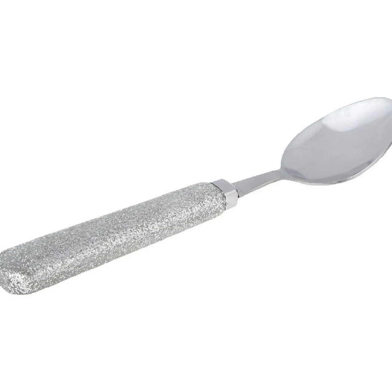 Ménagère 24 pièces pailleté gris argent