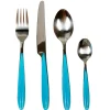 Ménagère 24 pièces turquoise