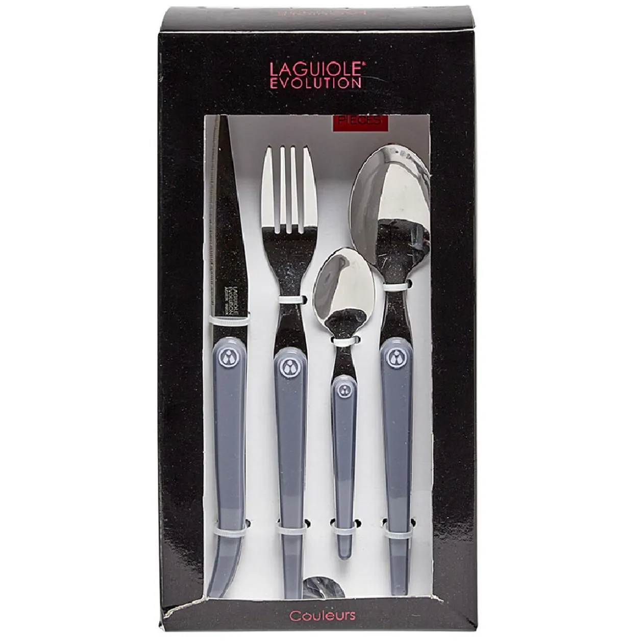 Ménagère Laguiole Evolution 16 pièces gris