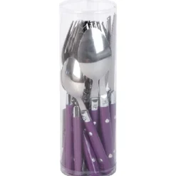 Ménagère violet 16 pièces