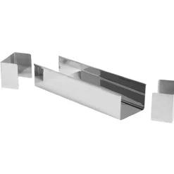 Moule à bûche rectangulaire en inox