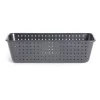 Moule à cake perforé acier noir 25x7xH2,5cm